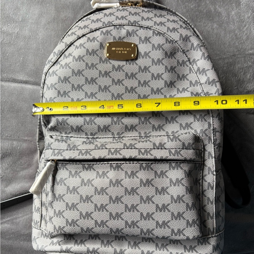 Michael Kors Monogram Gray Backpack - Picture 6 of 6
